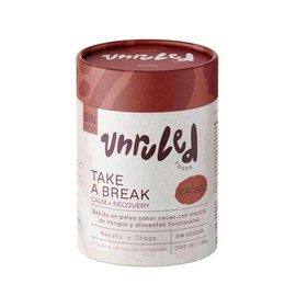 UNRULED - Cacao Blend  Bebida Sabor Cacao en Polvo con Hongos Adaptogenos  Mushroom Blend con Hongo Reishi y Hongo Chaga  MCT Oil, Gaba y Vitamina E