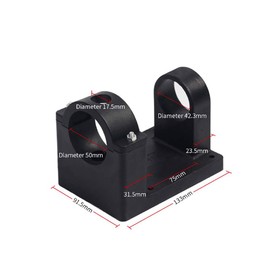 Positioning Bracket Dual Head Sheet Nibbler Metal Cutter Holder for Double Head Sheet Metal Nibbler Cutter Drill Tool