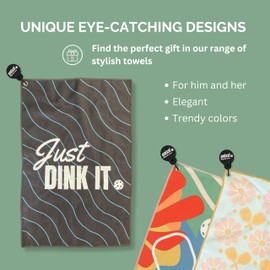 ONISSI Magnetic Pickleball Towel with Clip | Microfiber Sweat Towels for Men and Women | Trendy Accessories and Gifts for Pickleball Lovers