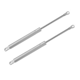 X AUTOHAUX 2 Pcs 12 Inch 90Ib/401N Silver Tone Lift Supports Struts Shocks Gas Spring Universal for RV Car Truck Boat Window Cabinet Door Cover Lids