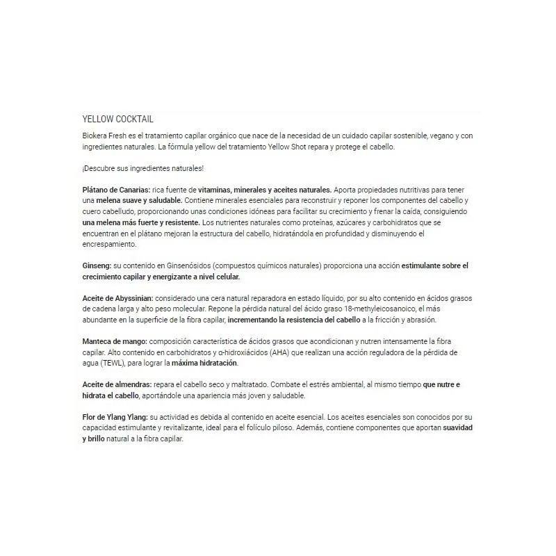 Salerm Biokera Shampoo Yellow Shot Sin Sulfatos Ni Parabenos