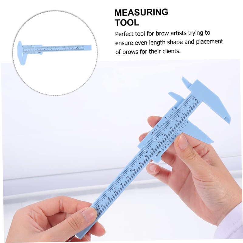 Ipetboom Practical Eyebrow Measurer Pcs Eyebrow Ruler Set for Makeup