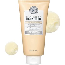 IT Cosmetics Confianza en un Limpiador – Limpiador Facial Hidratante 💧148 ml | Con Á 148ml | Con Ácido Hialurónico | Todo tipo de piel