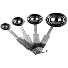 Städter Messlöffel-Set, 4-teilig aus Edelstahl in Profiqualität