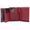 Leather Boxed Style wallet LEAS, red/cherry - ''LEAS Special Edition''