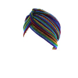 Zac's Alter Ego Vintage Style Gliiter Turban - Ideal For Hair Loss or Fashion