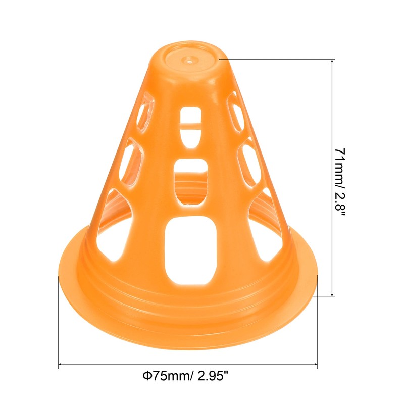PATIKIL Pack of 25 marking discs, training cones, field marking
