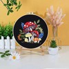 3 Pcs Mushroom Embroidery Kit, Hand Embroidery Kits with Mushroom