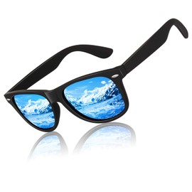 CGID Retro Polarized Sunglasses for Men Women,Lightweight UV400 Protection Shades