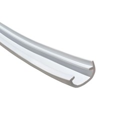 Automotive Authority White RV Marine Camper Vinyl 5/8" x 50' Trim Molding Flexible Screw Cap Cover (50 ft, White)