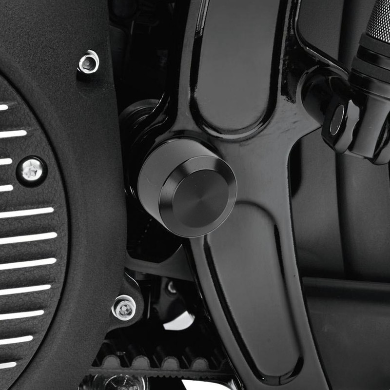 10PCS Motorcycle Head Bolt Cover Black Flat CNC Aluminum Engine