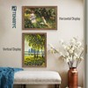 TENIBYC 12x18 Frame Set of 4, Brown Grain, Walnut Wood