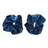 Zac's Alter Ego Pair of Luxurious Velvet Hair Scrunchies -