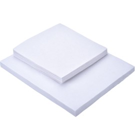 Tear Away Machine Embroidery Stabilizer Backing 100 Precut Sheets Medium Weight 1.8 Ounce, 8 by 8 Inch and 12 by 10 Inch (8 x 8 Inch and 12 x 10 Inch)