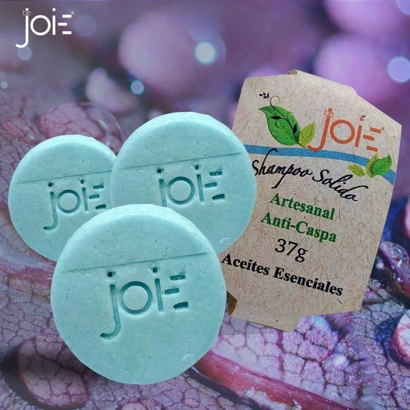 Pastillas Shampoo Solido Anti Caspa Aceites Esenciales