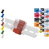 DIN Rail Holder "Flat" for 18 Shellys: 1 Gen3,1PM Gen3,2PM