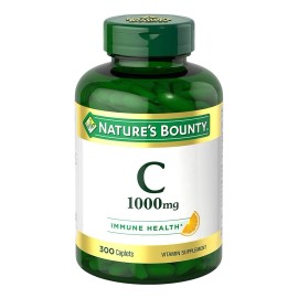 Nature's Bounty Vitamina C, 1000 mg, 300 cápsulas, sabor sin sabor