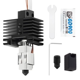 Hotend Kit for Bambu lab X1,X1-Carbon Combo,P1P,P1S,High Flow and High Temp Hotend with Hardened Steel Nozzle,Bi-Metal Heatbreak and Silicone Sock Compatible with Bambu Lab X1/P1 Series 3D Printers