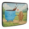 Mr. & Mrs. Panda Notebook Tasche Kaffee Bohne Design 33