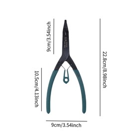 F Fityle Snap Pliers Portable Transmission Circlip Remover for Auto Repair