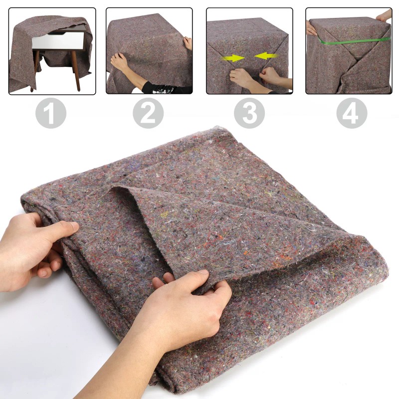 SEGAWE 24 Pack Heavy Duty Moving Blankets 53" x 74"