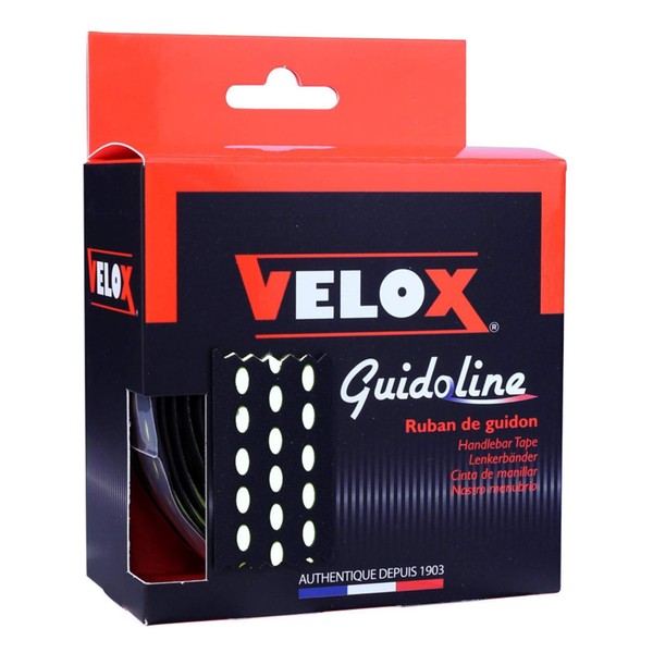 Velox Bi-Colour Dual Density Handlebar Tape, One Size, Black/White
