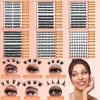 Extensiones Pestanas Autoadhesivas Naturales Mix 10-16mm Diy Color Ágata