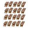Sourcingmap 20pcs Speed Fastener U Nut Clip Zinc Plated Brass