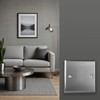 VARILIGHT | Brushed Steel | Classic | Single Blank Plate