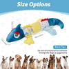 YIMOCHEN Blue Chameleon Dog Interactive Toys,Tug Toys for Large Dogs,Squeaky