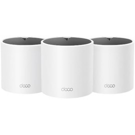 TP-Link Deco X15 Dual-Band AX1500 WiFi 6 Mesh Wi-Fi System | Replaces Routers and Extenders | Covers up to 5,600 sq.ft. | 2 Gigabit Ports per Unit, Supports Ethernet Backhaul, 3-Pack