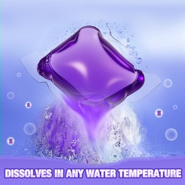 Heigble 240 Count Laundry Detergent Pods Bulk Laundry Detergent Soap Pacs Ultra Concentrated for Clean Clothes Stain Fighting Fresh Scent(Lavender Scent)