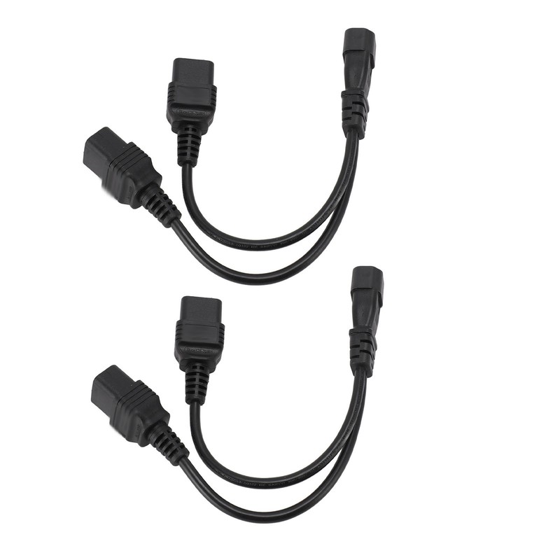 Power Cord Splitter Adapter IEC 320 C14 to IEC320 C19