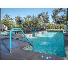 Indian Teal KoolGrips Comfort Swimming Pool and Spa Ladder Handrail Grip - 4 Foot (1.9 inches diameter)