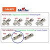 SALICE Base for Hinges with Quick Release and Coupling (Longitudinal,