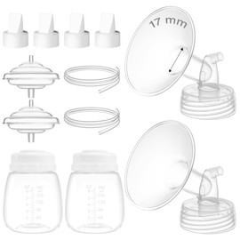 Gotocut 17mm Flange Kit Compatible with Spectra S1/S2/9 Plus/Motif Luna, Includes Flange 17mm, Bottles, Tubing, Valves, and Backflow Protectors