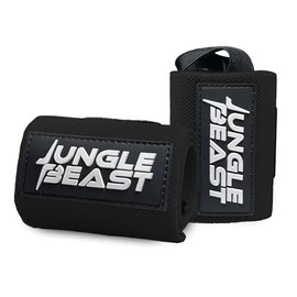 Jungle Beast Muñequeras para Gimnasio y Crossfit, Correas de muñeca para Hombres y Mujeres, Levantamiento de pesas, Gym, Crossfit, (PAR).