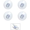 Ramtech 4 Pack Car Windshield Adhesive Suction Cups Replacement Kit