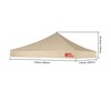 MASTERCANOPY Replacement Pop Up Canopy Top (10x10, Beige)