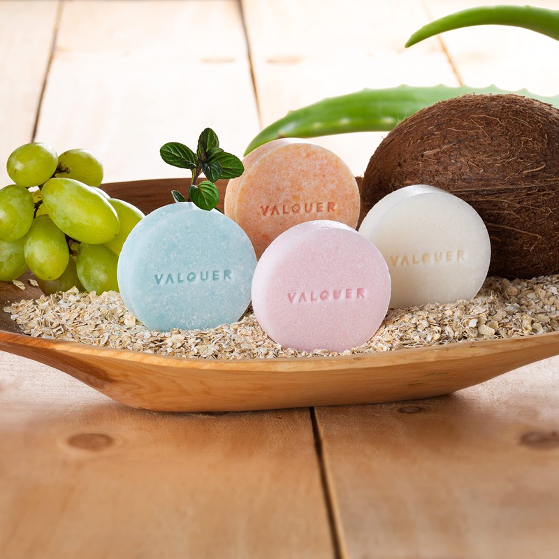 Valquer Solid Shampoo, Sulphate-Free, Soap-Free, Plastic-Free, 50g