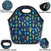 FlowFly Neoprene Lunch Tote Insulated Thermal Reusable Lunch Bag Box
