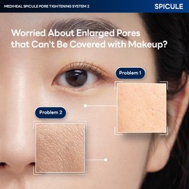 Mediheal Mediheal Collagen Spicule Pore Care System 10 pcs - Serum & Gel Mask Set. 3,000 ppm Purity Spicule & Micro Collagen Included. 2-Step Pore Care System with Spicule Collagen Ampoule & Collagen Gel Mask
