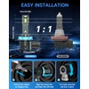 ZSTOPCL Compatible with Toyota Camry 2007-2014 Fog Bulbs, High&Low Beam