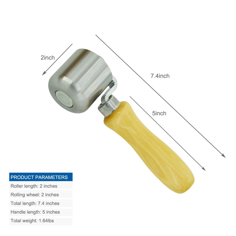 Steel Seam Roller for PVC TPO EPDM Roofing Vinyl Decking
