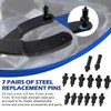 Socpuro 15PCS Universal Pulley Holder Tool Kit, Variable Pin Spanner