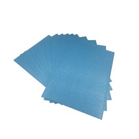 10 Sheets Glitter Card A4 250GSM Lake Blue Card-Stock Pale Blue No Powder Cardboard Paper.