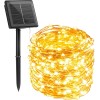 Minetom Solar String Lights for Outside, 33Ft 100 LED 1