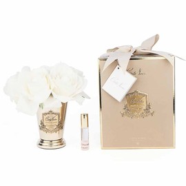 Cote Noire-Seven Rose Bouquet in Champagne Gold Goblet