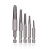 5 Pcs Screw Extractor Set, Hex Shank Damaged Broken Bolt