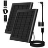 Solar Panel for Ring Camera, 2-Pack 8W Solar Panel Charger